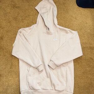 Nike Kids  Beige Hoodie